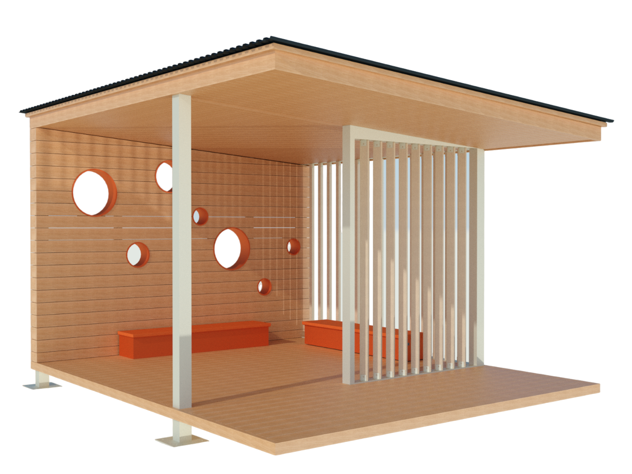 Теневой навес детский  N 036